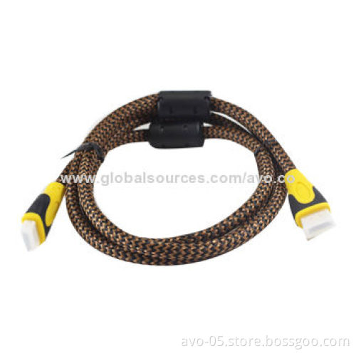 HDMI Cable Assembly with Dual-color Molding, Supports 1,080 Pixels Resolution
